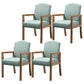Contemporary Dining and Accent Chairs Matte Finish Parsons Arm Chair Mint Green 4 Piece Set Clearhalo ' kitchen&dining_furn' 'Dining Chairs' 'Dining Tables & Seating' 'dining_chair' 'furn' 'furn_dining_chair' 'Furniture' 'furniture_dining_chair' 'Kitchen & Dining Furniture' 'kitchen' 4502523