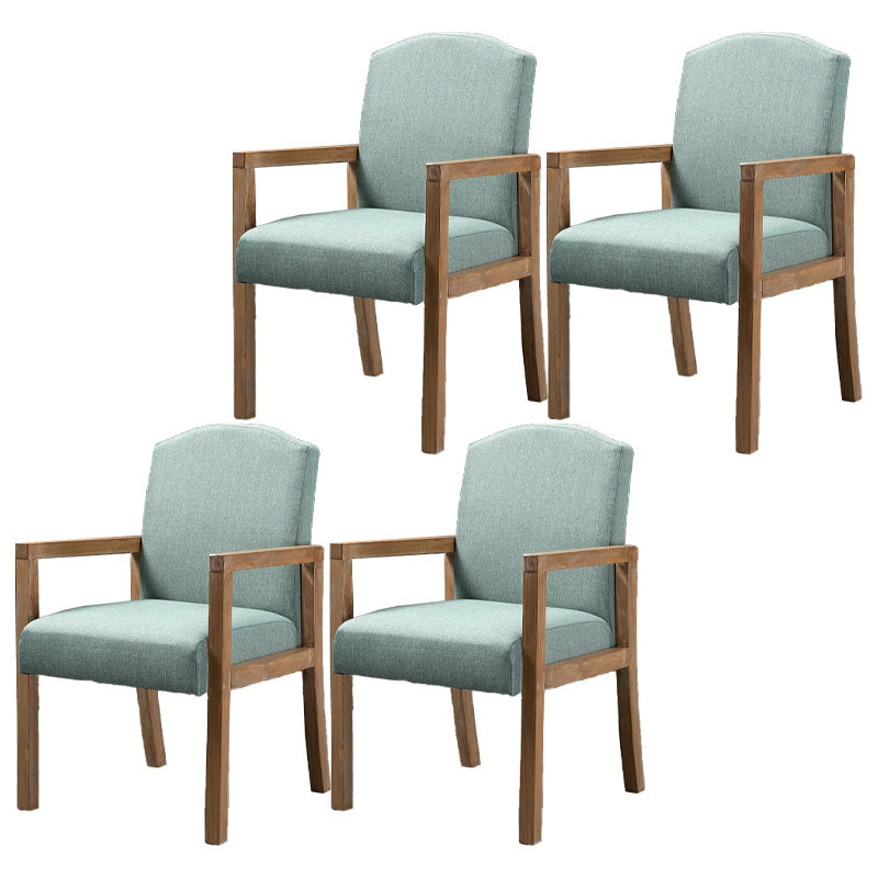 Contemporary Dining and Accent Chairs Matte Finish Parsons Arm Chair Mint Green 4 Piece Set Clearhalo ' kitchen&dining_furn' 'Dining Chairs' 'Dining Tables & Seating' 'dining_chair' 'furn' 'furn_dining_chair' 'Furniture' 'furniture_dining_chair' 'Kitchen & Dining Furniture' 'kitchen' 4502523