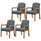 Contemporary Dining and Accent Chairs Matte Finish Parsons Arm Chair Grey 4 Piece Set Clearhalo ' kitchen&dining_furn' 'Dining Chairs' 'Dining Tables & Seating' 'dining_chair' 'furn' 'furn_dining_chair' 'Furniture' 'furniture_dining_chair' 'Kitchen & Dining Furniture' 'kitchen' 4502532