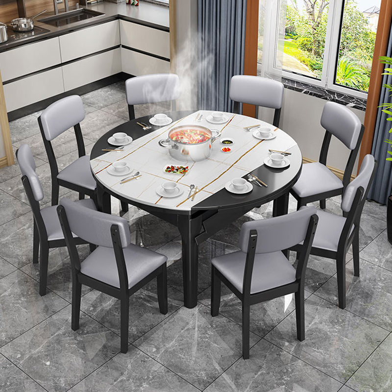 Modern Dining Side Chair Matte Finish Solid Wood and Leather Curved Open Back Chair Clearhalo ' kitchen&dining_furn' 'Dining Chairs' 'Dining Tables & Seating' 'dining_chair' 'furn' 'furn_dining_chair' 'Furniture' 'furniture_dining_chair' 'Kitchen & Dining Furniture' 'kitchen' 4502646