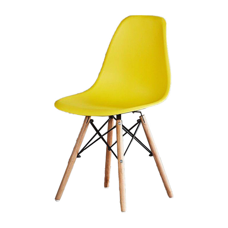 Wood Scandinavian Kitchen Dining Room Side Chair Solid Back Chair Clearhalo ' kitchen&dining_furn' 'Dining Chairs' 'Dining Tables & Seating' 'dining_chair' 'Furniture' 'furniture_dining_chair' 'Kitchen & Dining Furniture' 'kitchen' 4502681