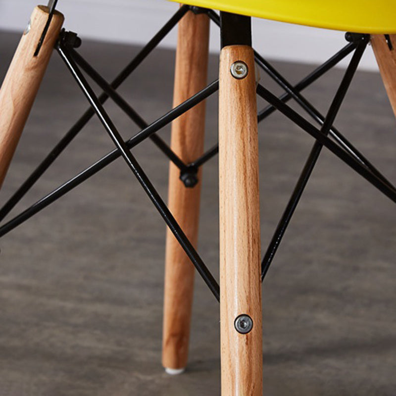 Wood Scandinavian Kitchen Dining Room Side Chair Solid Back Chair Clearhalo ' kitchen&dining_furn' 'Dining Chairs' 'Dining Tables & Seating' 'dining_chair' 'Furniture' 'furniture_dining_chair' 'Kitchen & Dining Furniture' 'kitchen' 4502685