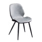 Minimalist Design Armless Solid Back Chairs Microfiber Leather Dining Side Chair Navy-White 1 Piece Clearhalo ' kitchen&dining_furn' 'Dining Chairs' 'Dining Tables & Seating' 'dining_chair' 'furn' 'furn_dining_chair' 'Furniture' 'furniture_dining_chair' 'Kitchen & Dining Furniture' 'kitchen' 4502732