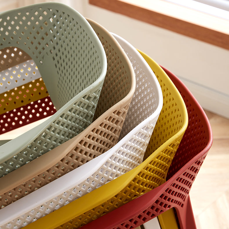 Modern Coffee Shop Plastic Arm Chair Matte Finish Solid Back Dining Chair Clearhalo ' kitchen&dining_furn' 'Dining Chairs' 'Dining Tables & Seating' 'dining_chair' 'furn' 'furn_dining_chair' 'Furniture' 'furniture_dining_chair' 'Kitchen & Dining Furniture' 'kitchen' 4502812