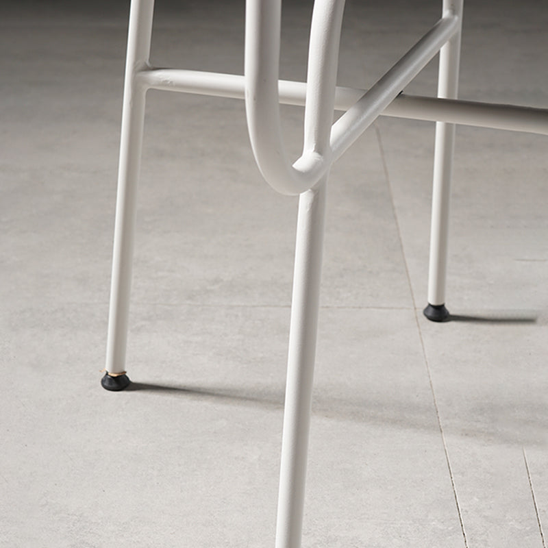 Contemporary Style Dining Chair Dining Armless Side Chair with Metal Legs Clearhalo ' kitchen&dining_furn' 'Dining Chairs' 'Dining Tables & Seating' 'dining_chair' 'furn' 'furn_dining_chair' 'Furniture' 'furniture_dining_chair' 'Kitchen & Dining Furniture' 'kitchen' 4502839