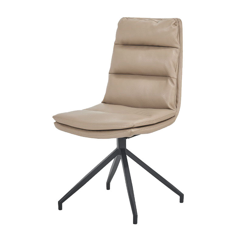 Contemporary Armless Dining Chairs Matte Finish Parsons Side Chair for Brasserie Khaki 1 Piece Clearhalo ' kitchen&dining_furn' 'Dining Chairs' 'Dining Tables & Seating' 'dining_chair' 'furn' 'furn_dining_chair' 'Furniture' 'furniture_dining_chair' 'Kitchen & Dining Furniture' 'kitchen' 4502868