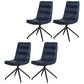 Contemporary Armless Dining Chairs Matte Finish Parsons Side Chair for Brasserie Blue 4 Piece Set Clearhalo ' kitchen&dining_furn' 'Dining Chairs' 'Dining Tables & Seating' 'dining_chair' 'furn' 'furn_dining_chair' 'Furniture' 'furniture_dining_chair' 'Kitchen & Dining Furniture' 'kitchen' 4502878