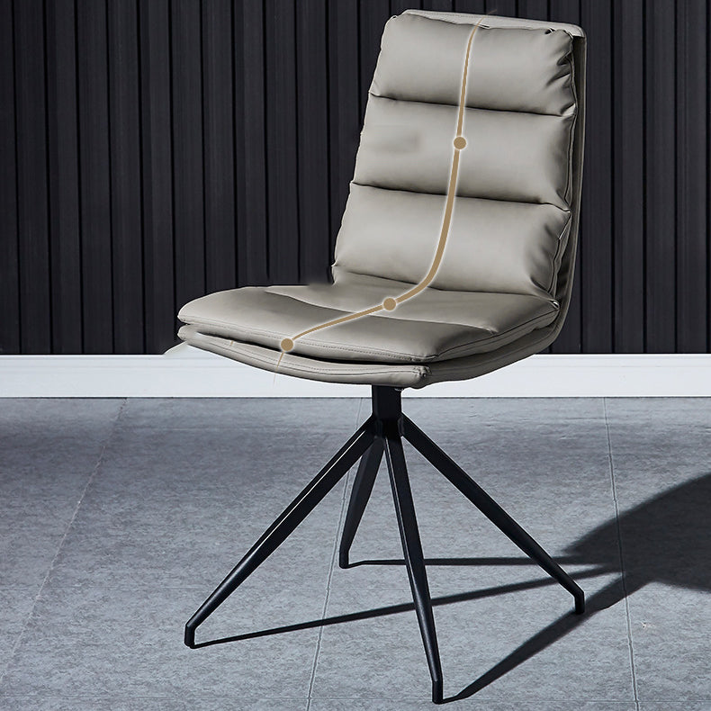 Contemporary Armless Dining Chairs Matte Finish Parsons Side Chair for Brasserie Clearhalo ' kitchen&dining_furn' 'Dining Chairs' 'Dining Tables & Seating' 'dining_chair' 'furn' 'furn_dining_chair' 'Furniture' 'furniture_dining_chair' 'Kitchen & Dining Furniture' 'kitchen' 4502879