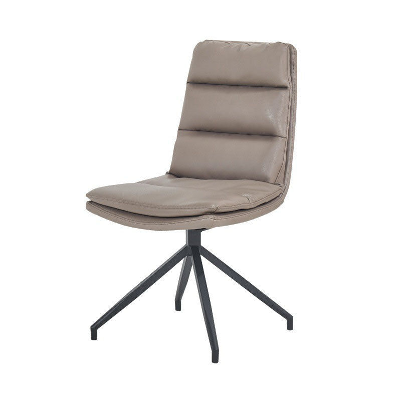 Contemporary Armless Dining Chairs Matte Finish Parsons Side Chair for Brasserie Light Gray 1 Piece Clearhalo ' kitchen&dining_furn' 'Dining Chairs' 'Dining Tables & Seating' 'dining_chair' 'furn' 'furn_dining_chair' 'Furniture' 'furniture_dining_chair' 'Kitchen & Dining Furniture' 'kitchen' 4502880