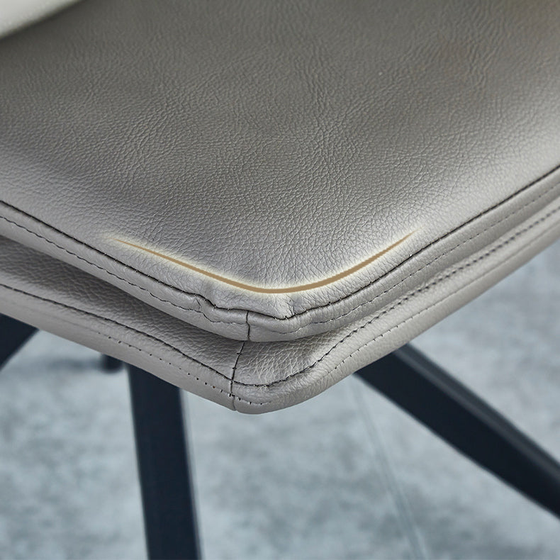 Contemporary Armless Dining Chairs Matte Finish Parsons Side Chair for Brasserie Clearhalo ' kitchen&dining_furn' 'Dining Chairs' 'Dining Tables & Seating' 'dining_chair' 'furn' 'furn_dining_chair' 'Furniture' 'furniture_dining_chair' 'Kitchen & Dining Furniture' 'kitchen' 4502881