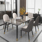 Glam 1/5/6/7 Pieces Dining Set Rectangular Dining Room Table Set Clearhalo 'Dining Room Sets' 'Dining Tables & Seating' 'dining_room_set' 'furn' 'furn_dining_room_set' 'Furniture' 'furniture_dining_room_set' 'Kitchen & Dining Furniture' 'kitchen&dining_furn' 'kitchen' 4502962