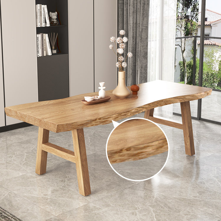 Modern 1/2/3/5/6 Pieces Rectangle Dining Set Solid Wood Dining Table with Chairs Clearhalo 'Dining Room Sets' 'Dining Tables & Seating' 'dining_room_set' 'furn' 'furn_dining_room_set' 'Furniture' 'furniture_dining_room_set' 'Kitchen & Dining Furniture' 'kitchen&dining_furn' 'kitchen' 4503033