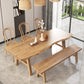 Modern 1/2/3/5/6 Pieces Rectangle Dining Set Solid Wood Dining Table with Chairs Clearhalo 'Dining Room Sets' 'Dining Tables & Seating' 'dining_room_set' 'furn' 'furn_dining_room_set' 'Furniture' 'furniture_dining_room_set' 'Kitchen & Dining Furniture' 'kitchen&dining_furn' 'kitchen' 4503037