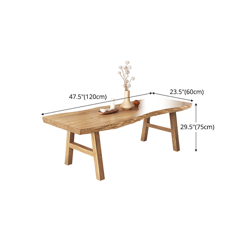 Modern 1/2/3/5/6 Pieces Rectangle Dining Set Solid Wood Dining Table with Chairs Clearhalo 'Dining Room Sets' 'Dining Tables & Seating' 'dining_room_set' 'furn' 'furn_dining_room_set' 'Furniture' 'furniture_dining_room_set' 'Kitchen & Dining Furniture' 'kitchen&dining_furn' 'kitchen' 4503054