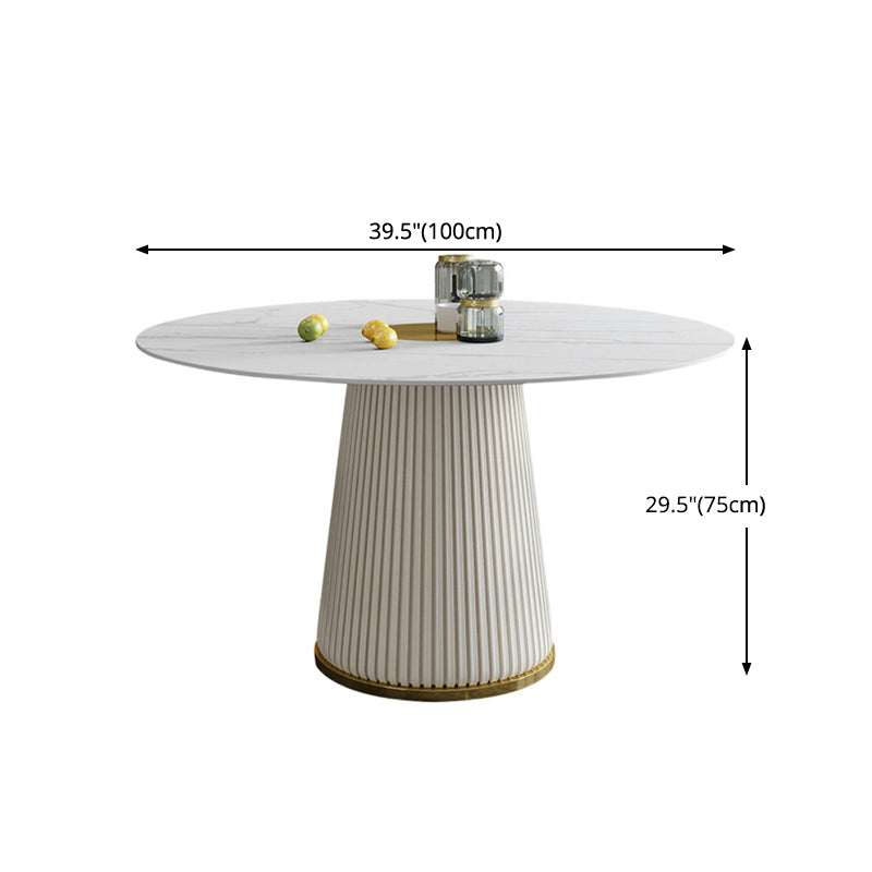 1/3/4/5/7 Pcs Metal Modern Dining Room Set with Round Pedestal Base Table Dinette Set Clearhalo 'Dining Room Sets' 'Dining Tables & Seating' 'dining_room_set' 'furn' 'furn_dining_room_set' 'Furniture' 'furniture_dining_room_set' 'Kitchen & Dining Furniture' 'kitchen&dining_furn' 'kitchen' 4503066