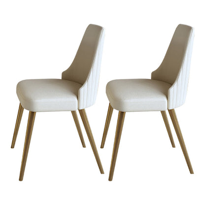 Glam 1/2/3/5 Pieces Dining Set Sintered Stone Dining Table for Home Use 2 Beige Chairs Clearhalo 'Dining Room Sets' 'Dining Tables & Seating' 'dining_room_set' 'furn' 'furn_dining_room_set' 'Furniture' 'furniture_dining_room_set' 'Kitchen & Dining Furniture' 'kitchen&dining_furn' 'kitchen' 4503082