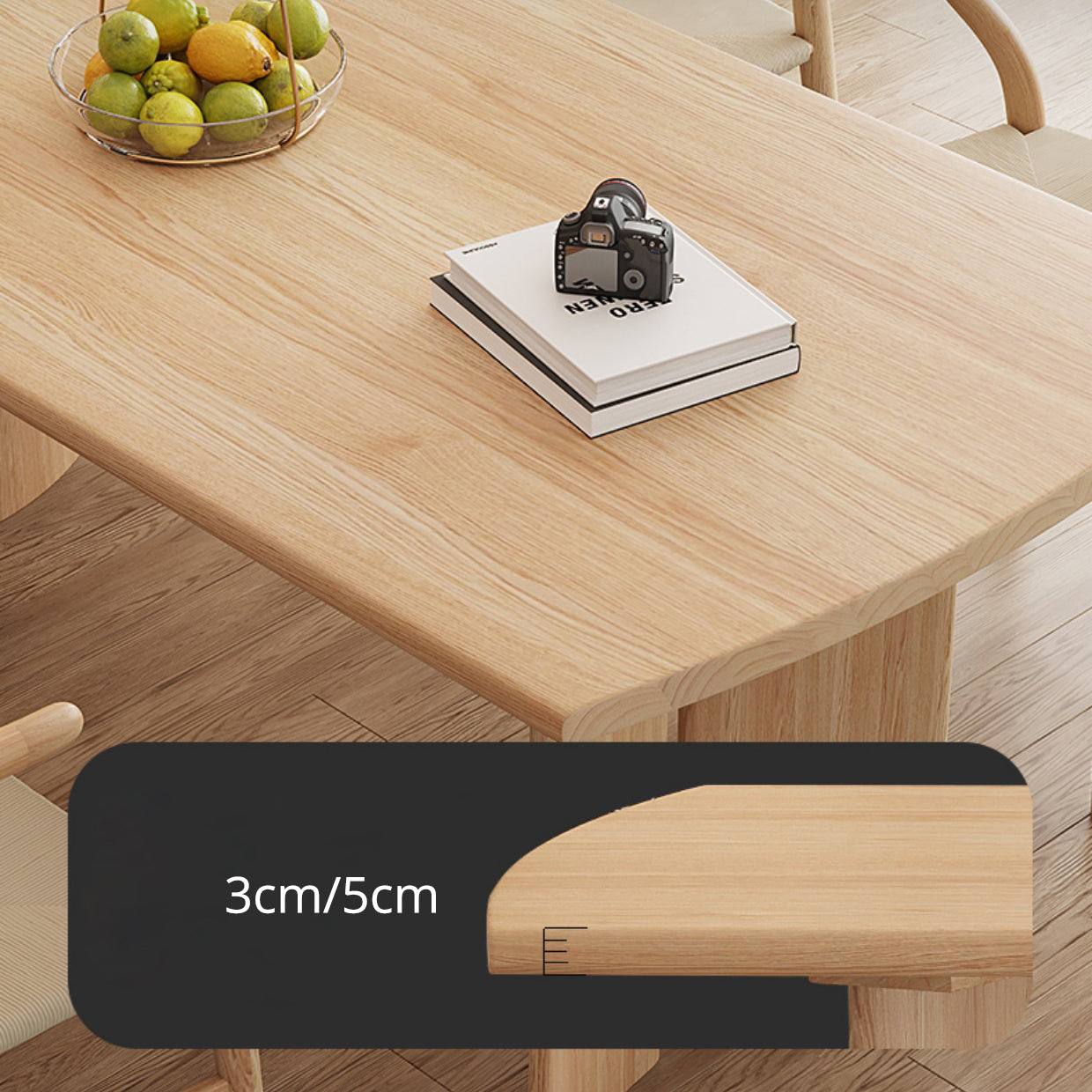 Modern 1/2/4/5 Pieces Dining Set Pine Wood Dining Table with Wooden Chairs Clearhalo 'Dining Room Sets' 'Dining Tables & Seating' 'dining_room_set' 'furn' 'furn_dining_room_set' 'Furniture' 'furniture_dining_room_set' 'Kitchen & Dining Furniture' 'kitchen&dining_furn' 'kitchen' 4503104