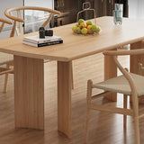 Modern 1/2/4/5 Pieces Dining Set Pine Wood Dining Table with Wooden Chairs Clearhalo 'Dining Room Sets' 'Dining Tables & Seating' 'dining_room_set' 'furn' 'furn_dining_room_set' 'Furniture' 'furniture_dining_room_set' 'Kitchen & Dining Furniture' 'kitchen&dining_furn' 'kitchen' 4503105