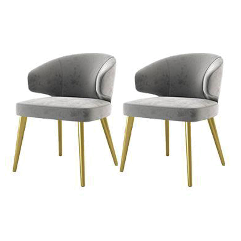 Glam 1/2/5/7 Pieces Dining Set Rectangular Standard-Height Dining Set 2 Grey Chairs Clearhalo 'Dining Room Sets' 'Dining Tables & Seating' 'dining_room_set' 'Furniture' 'furniture_dining_room_set' 'Kitchen & Dining Furniture' 'kitchen&dining_furn' 'kitchen' 4503121