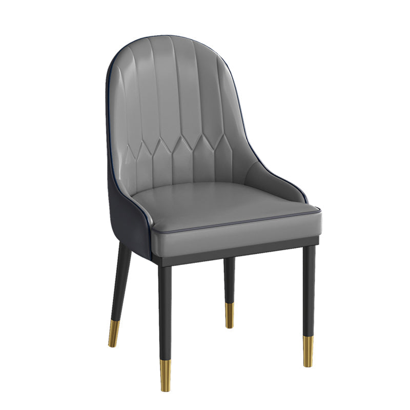 1/5/7 Pcs Metal Modern Dining Room Set with Rectangle Table Dining Set 1 Dark Grey Chair Clearhalo 'Dining Room Sets' 'Dining Tables & Seating' 'dining_room_set' 'furn' 'furn_dining_room_set' 'Furniture' 'furniture_dining_room_set' 'Kitchen & Dining Furniture' 'kitchen&dining_furn' 'kitchen' 4503138