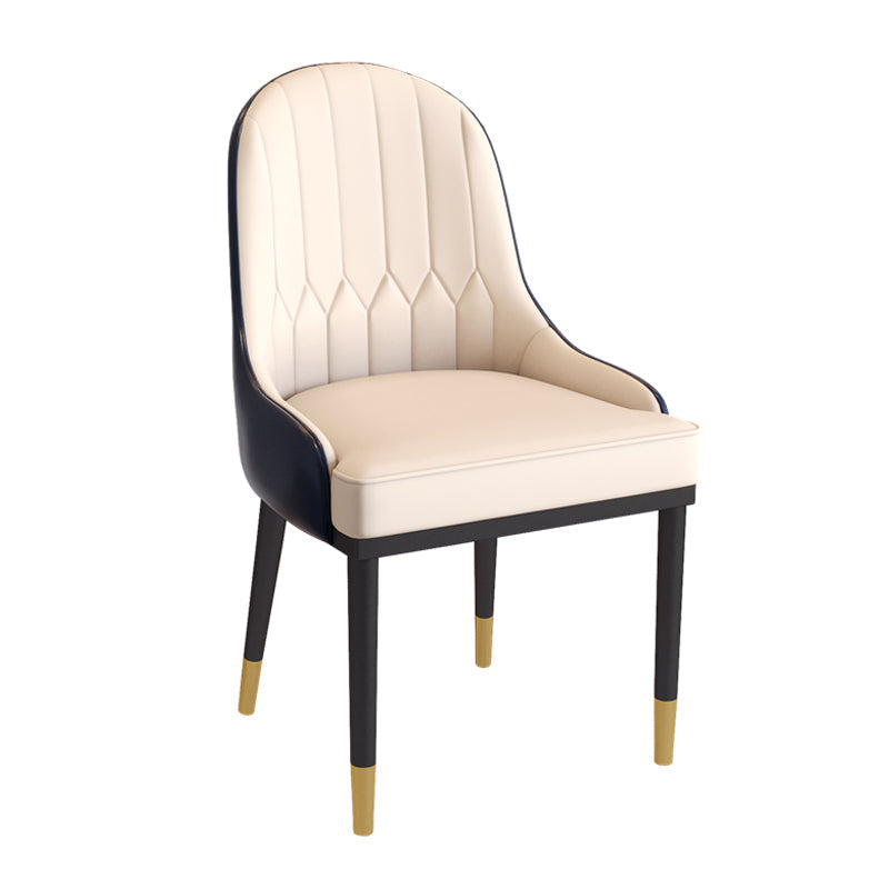 1/5/7 Pcs Metal Modern Dining Room Set with Rectangle Table Dining Set 1 White Chair Clearhalo 'Dining Room Sets' 'Dining Tables & Seating' 'dining_room_set' 'furn' 'furn_dining_room_set' 'Furniture' 'furniture_dining_room_set' 'Kitchen & Dining Furniture' 'kitchen&dining_furn' 'kitchen' 4503141