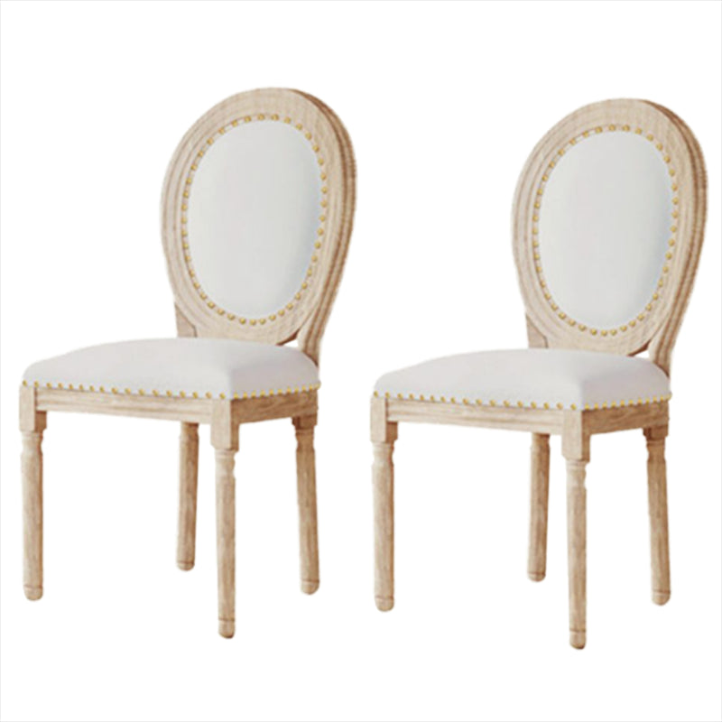 Farmhouse Style 1/2/4/7 Pieces Dining Set Solid Wood Dining Table with Chairs 2 White Chairs Clearhalo 'Dining Room Sets' 'Dining Tables & Seating' 'dining_room_set' 'furn' 'furn_dining_room_set' 'Furniture' 'furniture_dining_room_set' 'Kitchen & Dining Furniture' 'kitchen&dining_furn' 'kitchen' 4503160