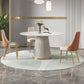 1/3/4/7 Pcs Metal Modern Dining Room Set with Round Table and Metal Base Dining Set 4 Pieces: Table, 3 Chairs Clearhalo 'Dining Room Sets' 'Dining Tables & Seating' 'dining_room_set' 'furn' 'furn_dining_room_set' 'Furniture' 'furniture_dining_room_set' 'Kitchen & Dining Furniture' 'kitchen&dining_furn' 'kitchen' 4503184