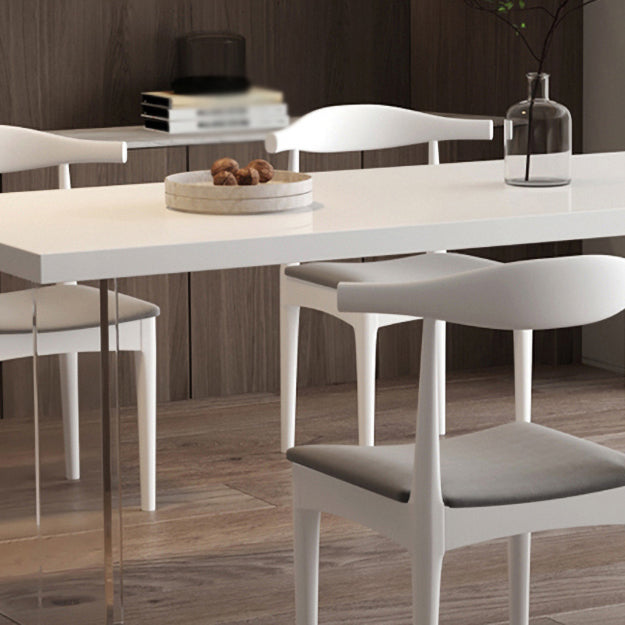Modern 1/2/5/6/7 Pieces Rectangle Dining Set Solid Wood Dining Table with Chairs Clearhalo 'Dining Room Sets' 'Dining Tables & Seating' 'dining_room_set' 'furn' 'furn_dining_room_set' 'Furniture' 'furniture_dining_room_set' 'Kitchen & Dining Furniture' 'kitchen&dining_furn' 'kitchen' 4503227