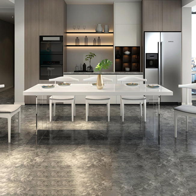 Modern 1/2/5/6/7 Pieces Rectangle Dining Set Solid Wood Dining Table with Chairs Clearhalo 'Dining Room Sets' 'Dining Tables & Seating' 'dining_room_set' 'furn' 'furn_dining_room_set' 'Furniture' 'furniture_dining_room_set' 'Kitchen & Dining Furniture' 'kitchen&dining_furn' 'kitchen' 4503228