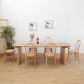 Modern 1/2/5/7 Pieces Rectangle Dining Set Pine Wood Dining Table with Chairs 7 Pieces: Table, 6 Chairs Clearhalo 'Dining Room Sets' 'Dining Tables & Seating' 'dining_room_set' 'furn' 'furn_dining_room_set' 'Furniture' 'furniture_dining_room_set' 'Kitchen & Dining Furniture' 'kitchen&dining_furn' 'kitchen' 4503259