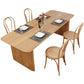 Modern 1/2/5/7 Pieces Rectangle Dining Set Pine Wood Dining Table with Chairs 5 Pieces: Table, 4 Chairs Clearhalo 'Dining Room Sets' 'Dining Tables & Seating' 'dining_room_set' 'furn' 'furn_dining_room_set' 'Furniture' 'furniture_dining_room_set' 'Kitchen & Dining Furniture' 'kitchen&dining_furn' 'kitchen' 4503260