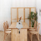 Modern 1/2/5/7 Pieces Rectangle Dining Set Pine Wood Dining Table with Chairs Clearhalo 'Dining Room Sets' 'Dining Tables & Seating' 'dining_room_set' 'furn' 'furn_dining_room_set' 'Furniture' 'furniture_dining_room_set' 'Kitchen & Dining Furniture' 'kitchen&dining_furn' 'kitchen' 4503269