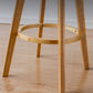 Scandinavia Style Bar-stool Wooden Legs Round Seat Barstool for Bar Kitchen Clearhalo 'Bar Furniture' 'Bar Stools' 'bar_stools' 'furn' 'furn_bar_stools' 'furniture_bar_stools' 'Kitchen & Dining Furniture' 'kitchen&dining_furn' 'kitchen' 'kitchen_furn' Furniture' 4503388