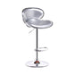 Industrial Style Bar-stool Metal Leg Leather Bucket Seat for Kitchen Bar Silver Gray 1 Piece Clearhalo 'Bar Furniture' 'Bar Stools' 'bar_stools' 'furn' 'furn_bar_stools' 'furniture_bar_stools' 'Kitchen & Dining Furniture' 'kitchen&dining_furn' 'kitchen' 'kitchen_furn' Furniture' 4503436