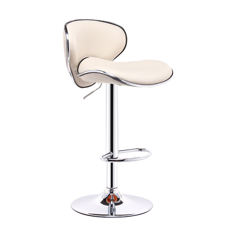 Industrial Style Bar-stool Metal Leg Leather Bucket Seat for Kitchen Bar 1 Piece Clearhalo 'Bar Furniture' 'Bar Stools' 'bar_stools' 'furn' 'furn_bar_stools' 'furniture_bar_stools' 'Kitchen & Dining Furniture' 'kitchen&dining_furn' 'kitchen' 'kitchen_furn' Furniture' 4503442