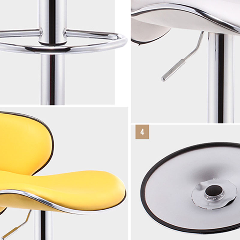 Industrial Style Bar-stool Metal Leg Leather Bucket Seat for Kitchen Bar Clearhalo 'Bar Furniture' 'Bar Stools' 'bar_stools' 'furn' 'furn_bar_stools' 'furniture_bar_stools' 'Kitchen & Dining Furniture' 'kitchen&dining_furn' 'kitchen' 'kitchen_furn' Furniture' 4503443