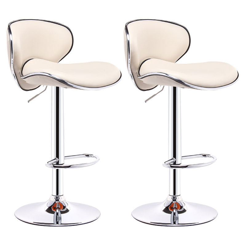 Industrial Style Bar-stool Metal Leg Leather Bucket Seat for Kitchen Bar 2 Piece Set Clearhalo 'Bar Furniture' 'Bar Stools' 'bar_stools' 'furn' 'furn_bar_stools' 'furniture_bar_stools' 'Kitchen & Dining Furniture' 'kitchen&dining_furn' 'kitchen' 'kitchen_furn' Furniture' 4503451