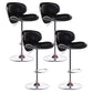 Industrial Style Bar-stool Metal Leg Leather Bucket Seat for Kitchen Bar 4 Piece Set Clearhalo 'Bar Furniture' 'Bar Stools' 'bar_stools' 'furn' 'furn_bar_stools' 'furniture_bar_stools' 'Kitchen & Dining Furniture' 'kitchen&dining_furn' 'kitchen' 'kitchen_furn' Furniture' 4503456