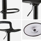 Industrial Style Bar-stool Metal Leg PP Seat with Low Back for Kitchen Bar Clearhalo 'Bar Furniture' 'Bar Stools' 'bar_stools' 'furn' 'furn_bar_stools' 'furniture_bar_stools' 'Kitchen & Dining Furniture' 'kitchen&dining_furn' 'kitchen' 'kitchen_furn' Furniture' 4503468