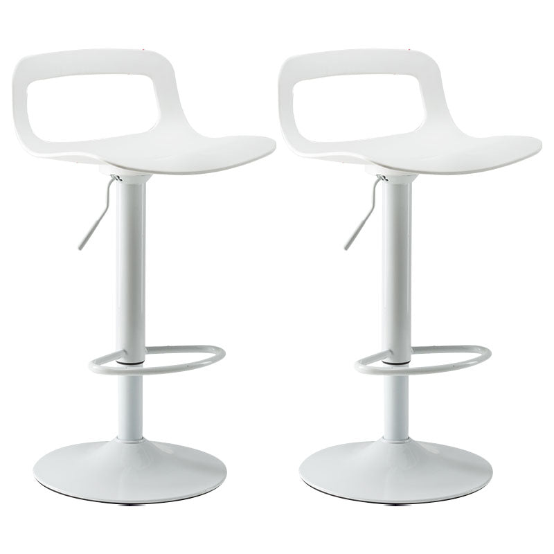 Industrial Style Bar-stool Metal Leg PP Seat with Low Back for Kitchen Bar 2 Piece Set Clearhalo 'Bar Furniture' 'Bar Stools' 'bar_stools' 'furn' 'furn_bar_stools' 'furniture_bar_stools' 'Kitchen & Dining Furniture' 'kitchen&dining_furn' 'kitchen' 'kitchen_furn' Furniture' 4503470