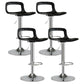Industrial Style Bar-stool Metal Leg PP Seat with Low Back for Kitchen Bar 4 Piece Set Clearhalo 'Bar Furniture' 'Bar Stools' 'bar_stools' 'furn' 'furn_bar_stools' 'furniture_bar_stools' 'Kitchen & Dining Furniture' 'kitchen&dining_furn' 'kitchen' 'kitchen_furn' Furniture' 4503480