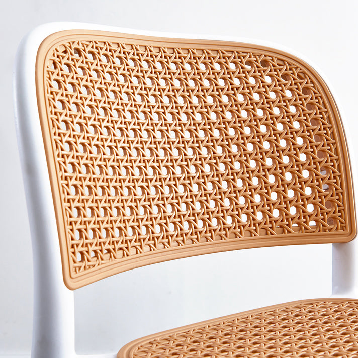 Modern Style Plastics Bar Stool with Footrest Low Back Simple Bar Stool for Kitchen Clearhalo 'Bar Furniture' 'Bar Stools' 'bar_stools' 'furn' 'furn_bar_stools' 'furniture_bar_stools' 'Kitchen & Dining Furniture' 'kitchen&dining_furn' 'kitchen' 'kitchen_furn' Furniture' 4503494