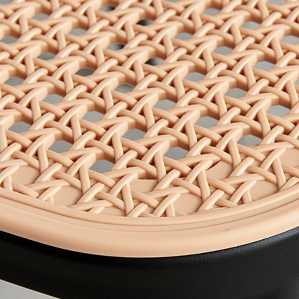 Modern Style Plastics Bar Stool with Footrest Low Back Simple Bar Stool for Kitchen Clearhalo 'Bar Furniture' 'Bar Stools' 'bar_stools' 'furn' 'furn_bar_stools' 'furniture_bar_stools' 'Kitchen & Dining Furniture' 'kitchen&dining_furn' 'kitchen' 'kitchen_furn' Furniture' 4503499