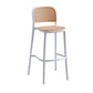 Modern Style Plastics Bar Stool with Footrest Low Back Simple Bar Stool for Kitchen White 1 Piece Bar Stool(30"H) Clearhalo 'Bar Furniture' 'Bar Stools' 'bar_stools' 'furn' 'furn_bar_stools' 'furniture_bar_stools' 'Kitchen & Dining Furniture' 'kitchen&dining_furn' 'kitchen' 'kitchen_furn' Furniture' 4503506