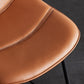 Industrial Leather Iron Counter Stools Low Back Bar Stools with 4 Legs for Kitchen Clearhalo 'Bar Furniture' 'Bar Stools' 'bar_stools' 'furn' 'furn_bar_stools' 'furniture_bar_stools' 'Kitchen & Dining Furniture' 'kitchen&dining_furn' 'kitchen' 'kitchen_furn' Furniture' 4503526