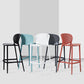 Contemporary Stackable Colorful Counter Stools Plastic Armless Indoor Bar Stool Clearhalo 'Bar Furniture' 'Bar Stools' 'bar_stools' 'furn' 'furn_bar_stools' 'furniture_bar_stools' 'Kitchen & Dining Furniture' 'kitchen&dining_furn' 'kitchen' 'kitchen_furn' Furniture' 4503630