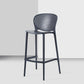 Contemporary Stackable Colorful Counter Stools Plastic Armless Indoor Bar Stool Grey 1 Piece Clearhalo 'Bar Furniture' 'Bar Stools' 'bar_stools' 'furn' 'furn_bar_stools' 'furniture_bar_stools' 'Kitchen & Dining Furniture' 'kitchen&dining_furn' 'kitchen' 'kitchen_furn' Furniture' 4503639