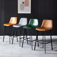 Industrial Leather Metal Counter Stools Low Back Bar Stools with Bucket Seat Clearhalo 'Bar Furniture' 'Bar Stools' 'bar_stools' 'furn' 'furn_bar_stools' 'furniture_bar_stools' 'Kitchen & Dining Furniture' 'kitchen&dining_furn' 'kitchen' 'kitchen_furn' Furniture' 4503660