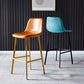 Industrial Leather Metal Counter Stools Low Back Bar Stools with Bucket Seat Clearhalo 'Bar Furniture' 'Bar Stools' 'bar_stools' 'furn' 'furn_bar_stools' 'furniture_bar_stools' 'Kitchen & Dining Furniture' 'kitchen&dining_furn' 'kitchen' 'kitchen_furn' Furniture' 4503662