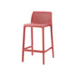 Contemporary Macron Counter Stools Armless Indoor Plastic Bar Stool for Kitchen Red 1 Piece Counter Stool(26"H) Clearhalo 'Bar Furniture' 'Bar Stools' 'bar_stools' 'furn' 'furn_bar_stools' 'furniture_bar_stools' 'Kitchen & Dining Furniture' 'kitchen&dining_furn' 'kitchen' 'kitchen_furn' Furniture' 4503737